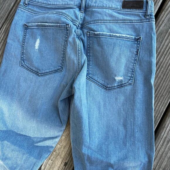 Express Nineteen Eighty jeans, distressed, women's size 28 - Picture 9 of 12